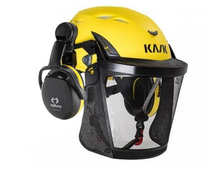 Zestaw KASK Superplasma AQ + siatka i słuchawki Hellberg
