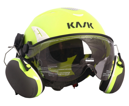 Zestaw kask Superplasma AQ HI-VIZ z szybką