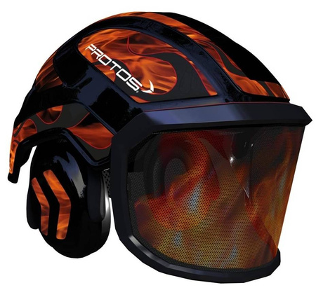 Kask Pfanner Protos Integral Climber Arborist Flames